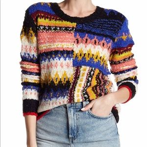 Best Day Ever Color Block Free People Sweater 🌈